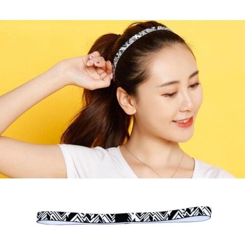 New Summer Sports Headband Fitness Yoga Hair Band Female Tide Sweat Band Anti-slip Antiperspirant Running Guide Sweat T1C5