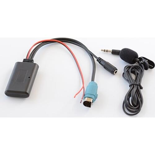 New Car Bluetooth 5.0 Receiver Music Adapter Mic Cable For Alpine KCE-236B 9870/9872