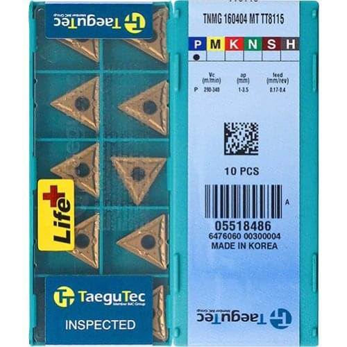 Original TNMG160404-MT TT8115 For Turning Insert CNC Blade lathe Tools