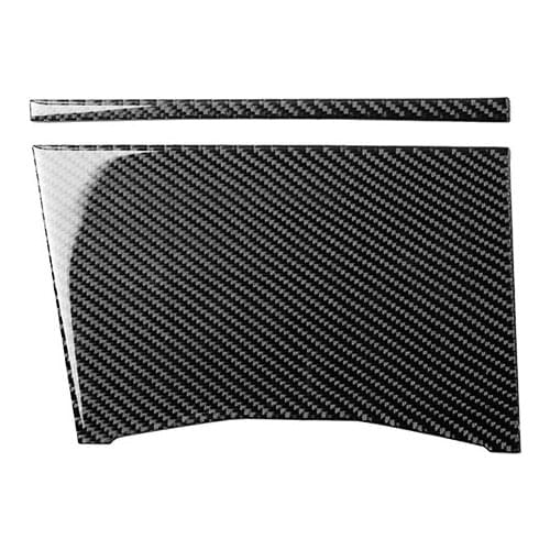 Carbon Fiber Armrest Cup Holder Panel Cover Trim Sticker For BMW 3Series G20 G28