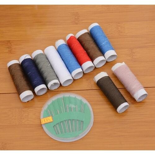 1 Set Portable Mini Travel Sewing Kit Sewing Thread Sewing Needles Home Fabric Crafts Sewing Supplies