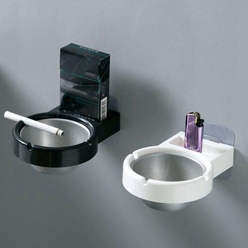 Durable Wall Mounted Stainless Steel Ashtray Bathroom Cigarettess Garbage Holder Durable and Safe for Home Toilet Bathroom