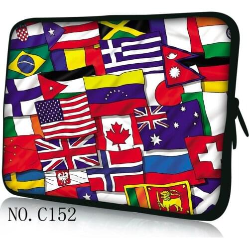 Flags Laptop Sleeve Bag With Handle For 10" 13" 14" 15.6" 17" Inch Laptop Shockproof Computer Notebook Bag