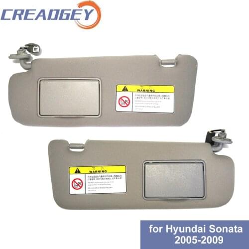 852010R300X6 852020R300X6 Car Interior Sun Visor Sunshade For HYUNDAI Sonata 2005 2006 2007 2008 2009 Cosmetic Mirror Windshield