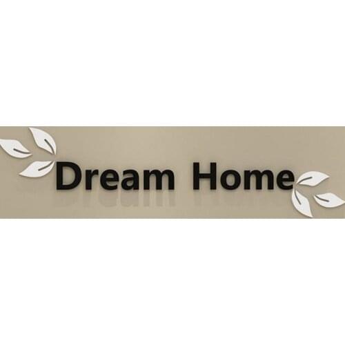 Three-dimensional wall stickers creative wall stickers living room bedroom warm self-adhesive letters removable wall stickers