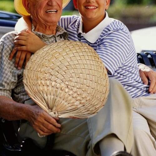 Palm Fan Summer Mosquito Repellent Fan Home Party Unfoldable Decorative Fans Home Decor