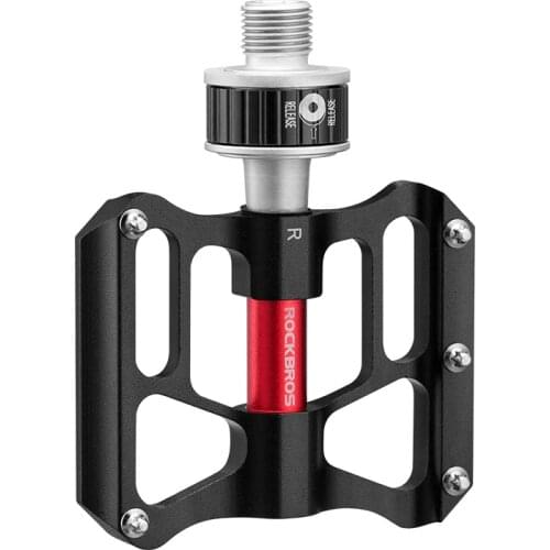 ROCKBROS Quick Release Bike Pedals Mountain Bike Accessories Bicycle Parts Cycling Equipment Road Bicycle MTB Pedal