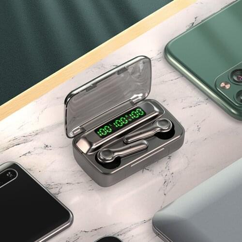 Waterproof TWS Bluetooth Headphone with Charging Case LED Display Earphones