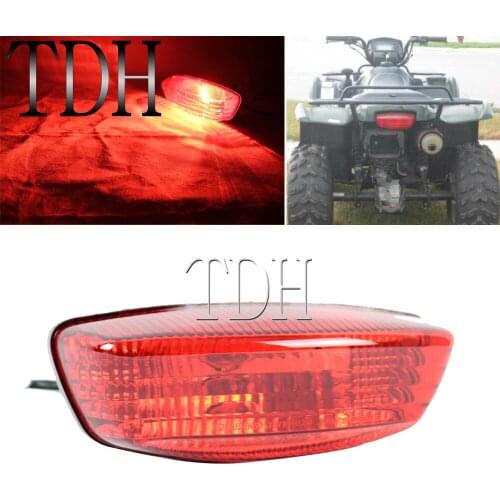 ATV Rear Taillight Assembly Red Brake Stop Tail Light For Suzuki Ozark 250 QuadSport Z250 Z400 LTZ400 LTF250 Kawasaki KFX400
