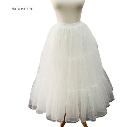 80CM Long Puffy Organza Skirt Halloween Women Crinoline Vintage Petticoat for Wedding Evening Cosplay Underskirt Rockabilly Tutu