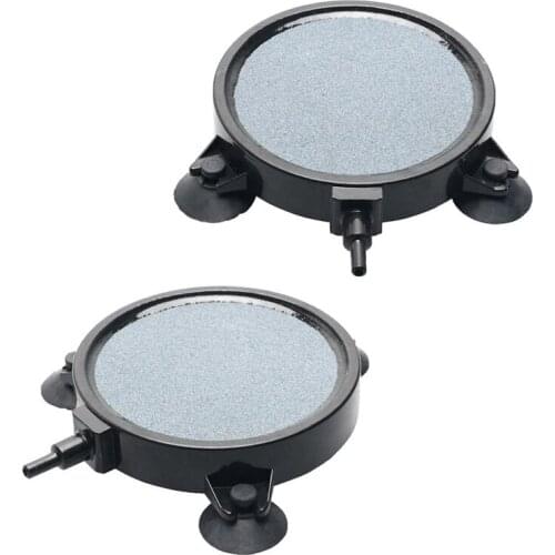 4 Inch Air Stone Disc Bubble with Suction Cups for Hydroponics Pond Aquarium Fish Tank Air Pump Accessories