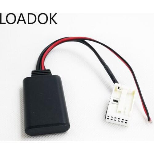 Wireless Car Bluetooth 5.0 Module AUX-in Audio MP3 Music Adapter 12Pin Connector for VW for Skoda