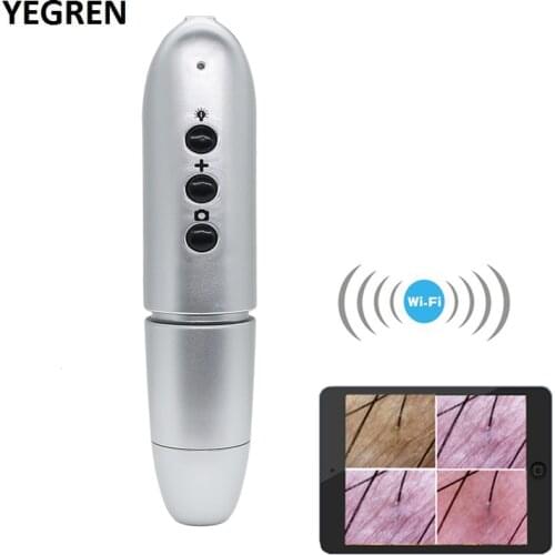 100X WIFI Skin Analyser USB or Wireless Zoom Digital Microscope LED UV Polarized Light Analysis Beauty Salon Skin Detector