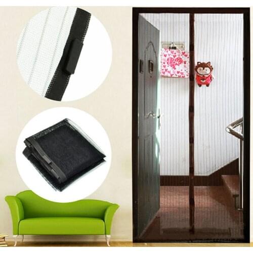 Door Curtain Magnetic Net Anti Mosquito Insect Fly Bug Door Curtain Room Divider Automatic Closing Magnetic Bug Screen