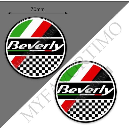 MOTO SCOOTER 125 300 350 500 For Piaggio Beverly 3D Emblem Badge Logo Stickers Decal Motorcycle Raise