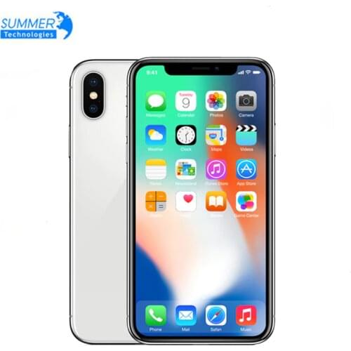 IPhone X Original Unlocked Apple Smartphones A11 iOS Hexa Face ID RAM 64/256GB Dual Rear Camera 12MP 4G NFC 5.8" Used Phone