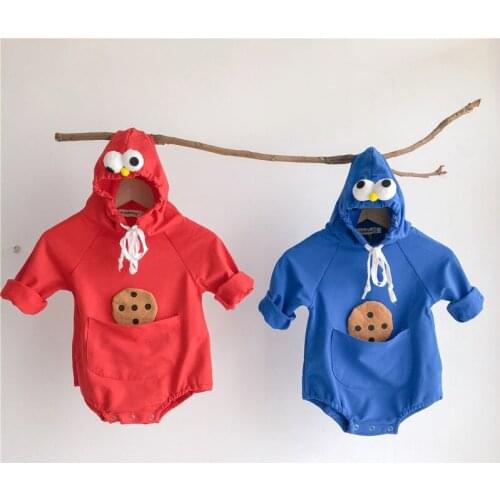 Spring Baby Boys Girls Clothes Korean Style Infant Baby Boys Girls Cotton Jumpsuit Newborn Baby Girl Bodysuits One piece Outfit