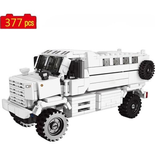 WW2 Military Series World War II Soviet KPA3 Diesel Heavy Truck DIY Model Building Blocks Bricks Toys Gifts