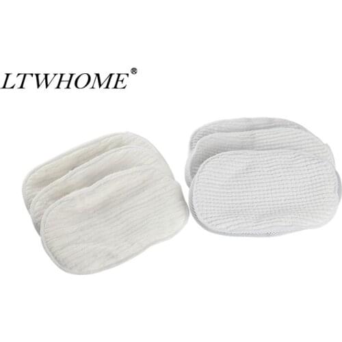 LTWHOME Replacement Mop Pads Kit Fit for Bissell Steam Mop 1867 Compare to Part # 203-2158, 2032158, 3255, 32525