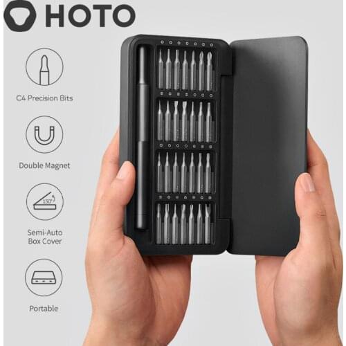 28 IN 1 Precision Screwdriver Set Hand Tool Kit Multi-functional Magnetic Aluminum Box for Home DIY Multi-tool Bits Proskit