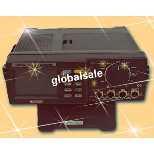 MASTECH 22000 count MS8040 BENCH top AC TRMS MULTIMETER Max/Min PC data Analysis