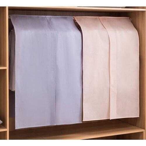 Solid Color Household Clothes Floor Hanger Cover Towel Moisture-Proof Dust Bag Cover Towel Open Style Dust Cover Clothes Bag
