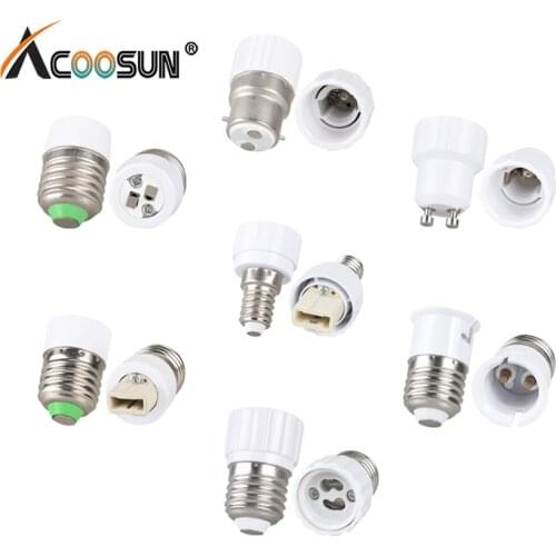 E27 TO E14 Adapter Lamp Holder Converters Socket US EU Socket Adapter E27 Socket E27 E14 MR16 GU10 G9 B22 E12 Lamp Lampholder