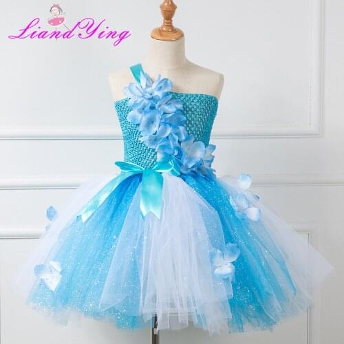 Baby Girls Dress Anna Elsa Cosplay Costume Summer Dresses Girl Princess Elsa Dress for Birthday Party Vestidos Menina