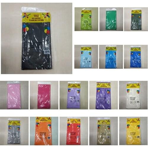 Hot Plastic Tablecloth, white 137CM X 183CM