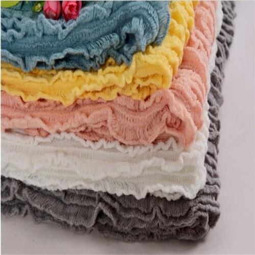 Strong Elastic Newborn Photo Backdrops Blanket Plicated Stretch Blankets Folds Infant Solid Color Backdrop Big Size 130*150 cm