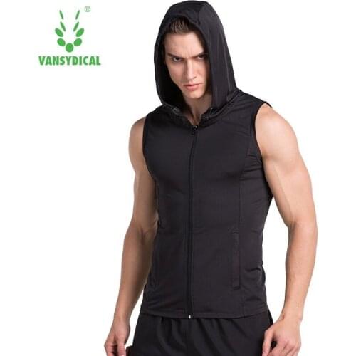 Vansydical Men's T-shirts With A Hood