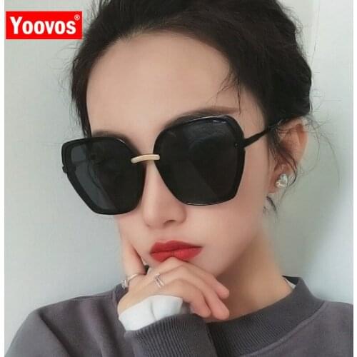 Yoovos 2021 Sunglasses Women Square Retro Mirror Eyeglasses Brand Designer Sun Glasses Vintage Shades Lunette De Soleil Femme