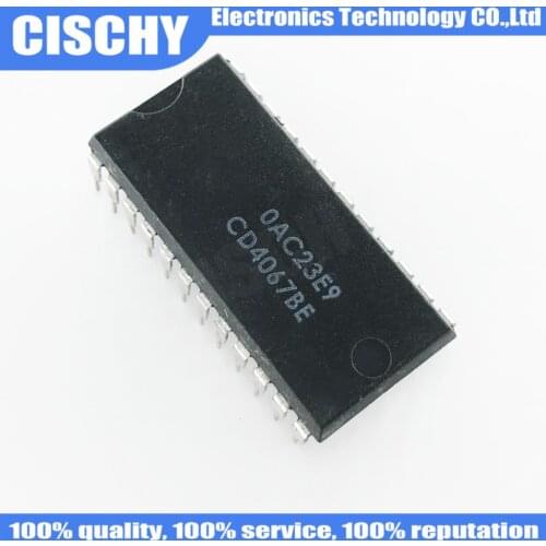 2pcs/lot CD4067BE CD4067 Demultiplexers IC DIP-24