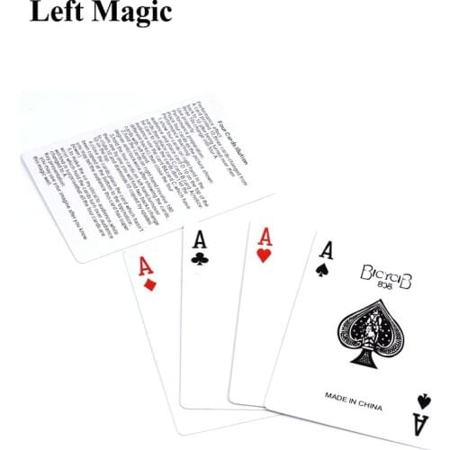 4 Cards Transformer magic tricks 10 to A card magic props 10 change A magic sets Close Up Street card propsC2021
