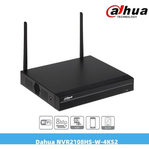 Dahua 8 Channel Compact 1U Lite 4K H.265 Wireless Network Video Recorder NVR2108HS-W