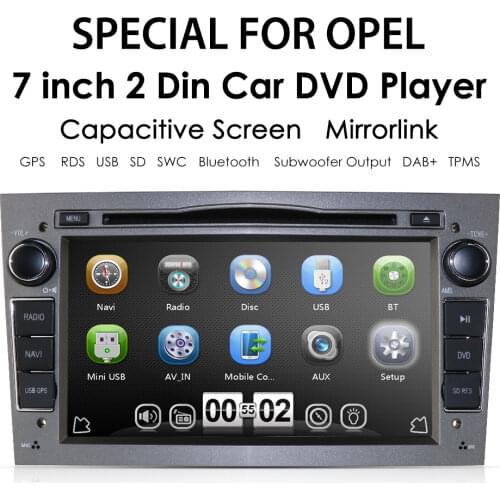 7 INCH 2din Car Autoradio Multimedia Player for Opel Vectra C Zafira Corsa Astra H Meriva Vivaro Antara Car GPS Navigatiion