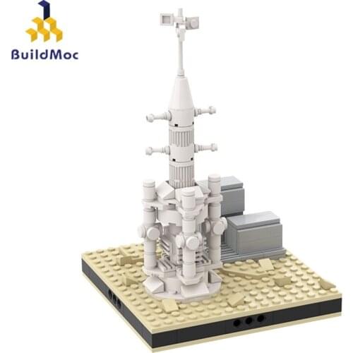 Buildmoc Star Movie Desert Moisture Vaporator for a Modular Tatooined Creator Expert Building Blocks Bricks Childrens Toys