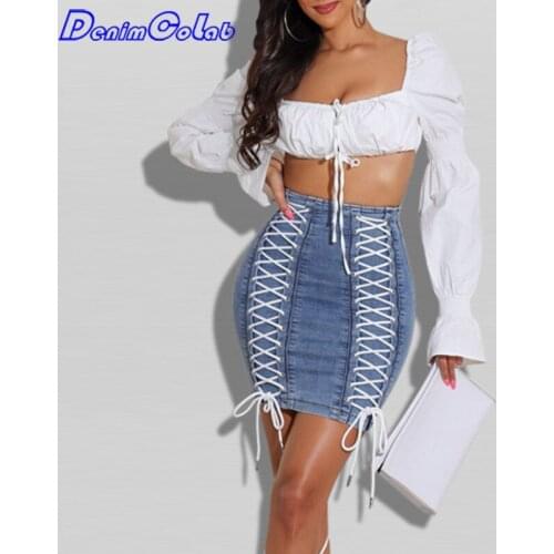 DenimCoLab Pencil Skirt