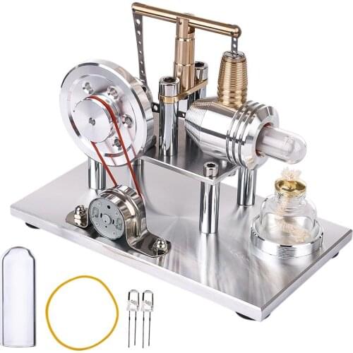 Balance Stirling Engine Copper Cylinder Generator Education Kit DIY Steam STEM Model Building Kitsoy Toys For Children