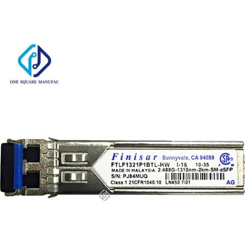 Finisar FTLF1321P1BTL-HW LC 2KM 2G 1310NM SM ESFP Single-Mode Optical Fiber Transceiver Original
