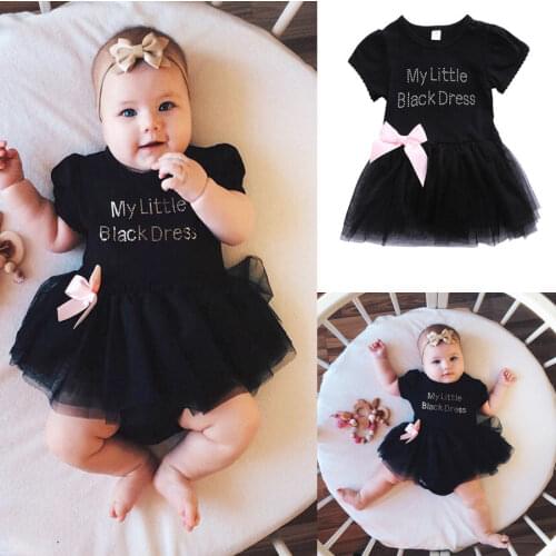 Pudcoco Girl Dress Cotton Newborn Baby Girls Kids Toddler Outfits Summer Tutu Lace Dress Sundress 0-24M