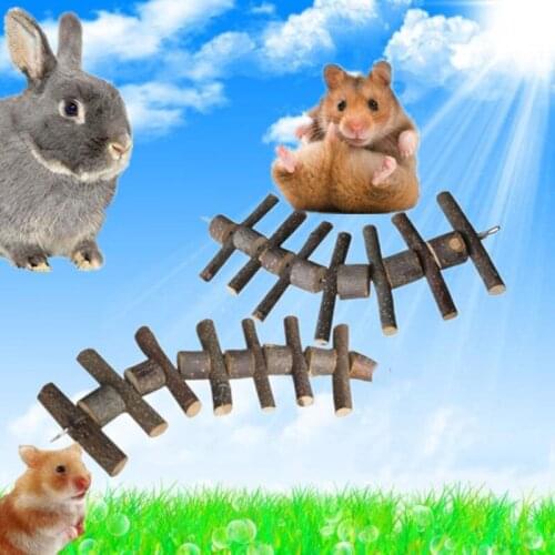 New Pet Hamster Toy Natural Apple Tree Branch Teeth Grinding Grass Hanging Cage Toy Rabbit Chinchilla Small Pet Accessories