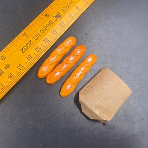 1/6 Scale WWII Mini Breads with Paper Box Models for 12''Figure Body DIY Accessories