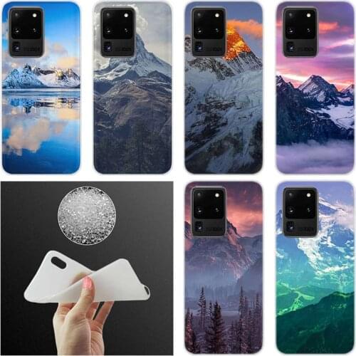 Soft Silicone Case For Samsung S30 S20 S11 Uitra S10 S9 S8 Plus lite E S7 Edge fe Covers Mount Everest