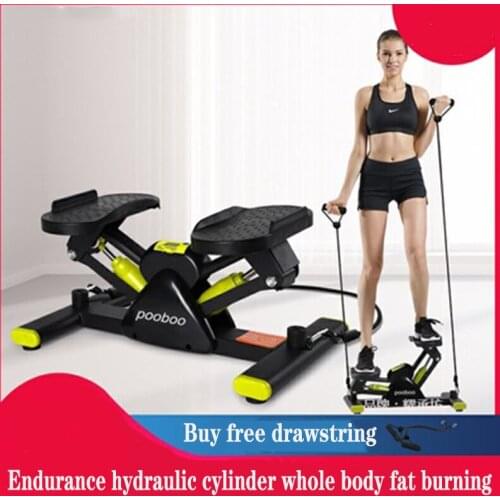 The new V-type stepper household mute mini pedal machine hydraulic pedal indoor health fitness equipment stovepipe machine