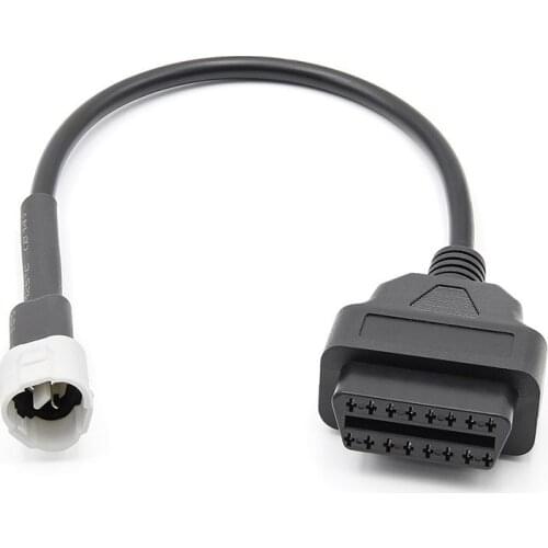 OBD Motorcycle Cable for Yamaha 3 Pin Plug Cable Diagnostic Cable 3Pin to OBD2 16 Pin Adapter