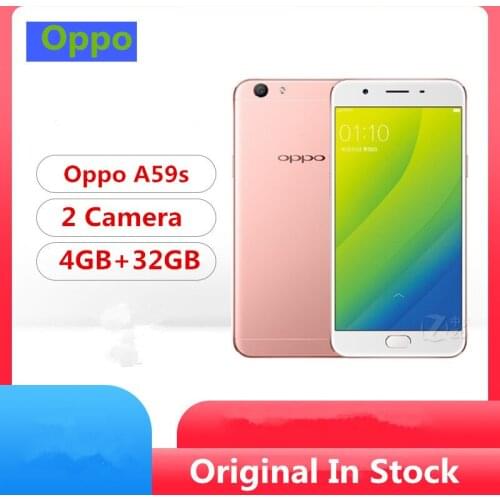 Original Oppo A59S 4G LTE Mobile Phone MTK6750 Octa Core Android 5.1 5.5" IPS 1280x720 4GB RAM 32GB ROM 16.0MP Fingerprint