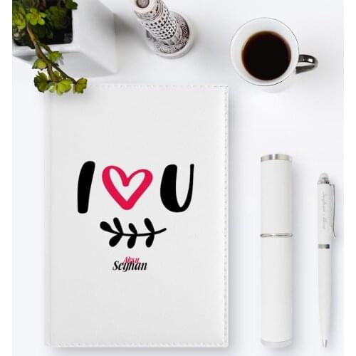Personalized Love You 2020 Leather Organizer & Pen Gift Set-3