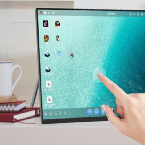 Eyoyo 13.3" Portable Touchscreen Monitor 1920x1080 IPS HD Monitor Second Laptop Monitor Mini PC Screen Compatible Game Monitor
