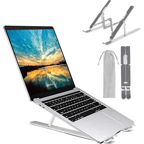 Adjustable Foldable Laptop Stand Non-slip Desktop Laptop Holder Notebook Stands For Notebook Macbook Pro Air iPad Pro DELL HP